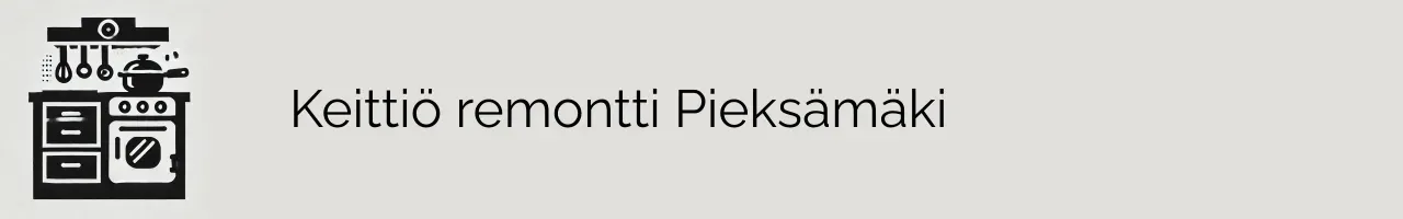 Keittiö remontti Pieksämäki